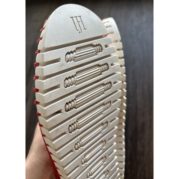 Ilse Jacobsen Norway Tulip Red Women’s 9.5 / 40 Leather Loafers Slip-On Flats - Picture 7 of 10